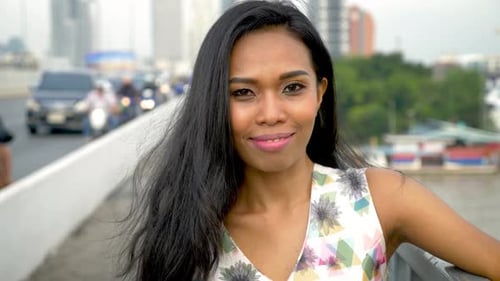 Attractive Thai Woman In Bangkok