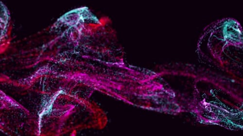 Fluid Particle Abstract Background