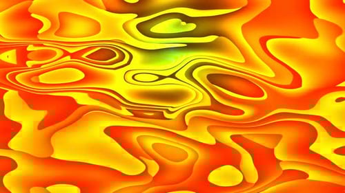 Yellow red colors abstract liquate animated with motion background .137