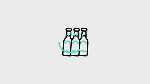 Animierte Bier-Ikone V2