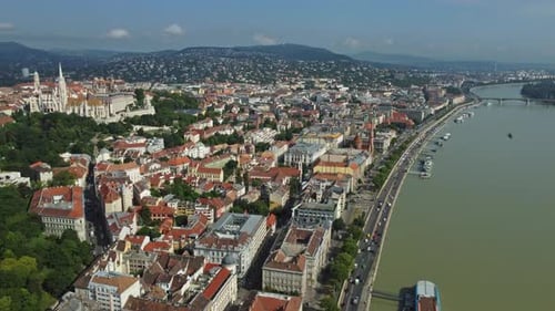 Budapest City and Danube River