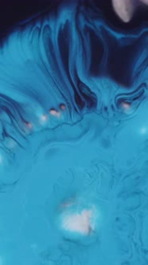Vertikal ausbreitende Tintenpigmenttextur Liquid Flow