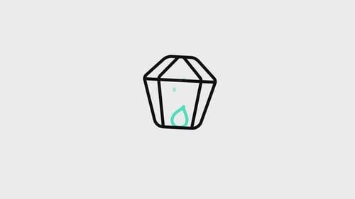 Sky Lantern Animated Icon