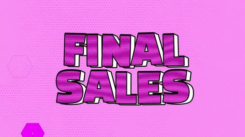 Final Sales Cartoon Style Animation