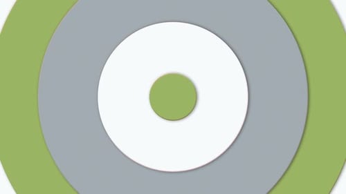 Circles With Displacement Effect And Circular Motion Background