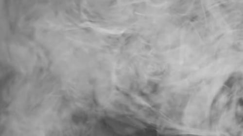 Smoke Cloud Vapor Flow White Smog Wave
