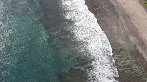 Aerial Beach Waves