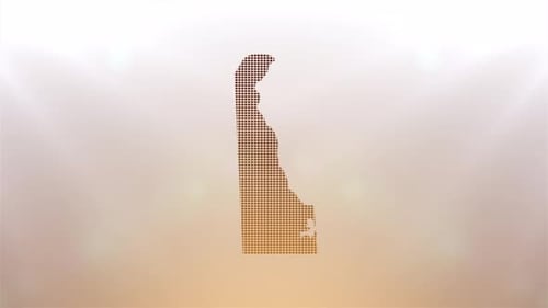 Kartenöffner des Bundesstaates Delaware