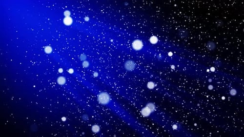 Hintergrundschleife mit abstrakten blauen Partikeln