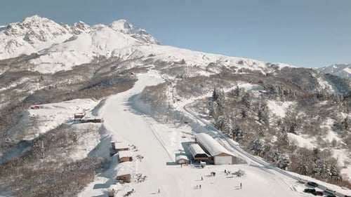Skiing Resort Tetnuldi In Caucasus Mountains (Static)