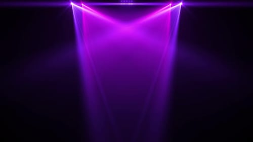 Template of an empty studio stage or podium for product showcase, illuminated