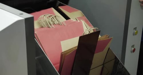Production Line for the Production of Paper Bags Robotic Production Concept
