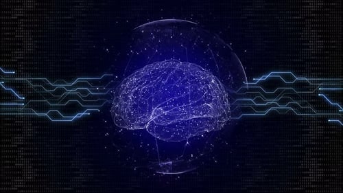 Binary Numbers Brain and Electric Impulses, Loop