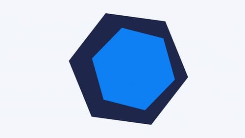 Hexagon transition background