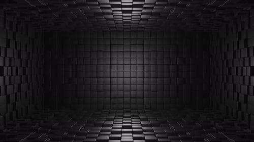 Black Cubes Room
