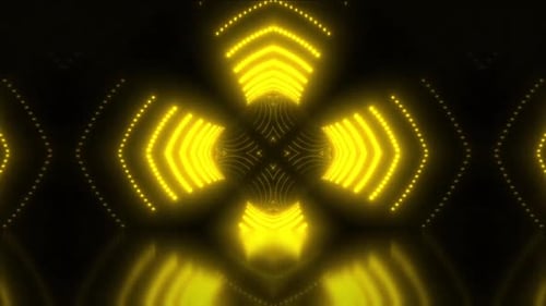 Luzes dinâmicas de néon do palco cardíaco pulsando com energia vibrante