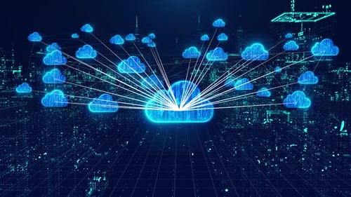 Holographic Smart City Powered by Cloud Computing