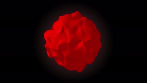 Glowing sphere wave with futuristic Orb. V 145