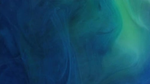 Glitter Flow Shiny Smoke Water Blue Green Color