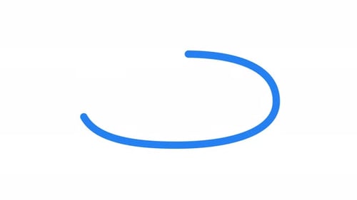 Animation zum Laden rotierender ovaler Formen