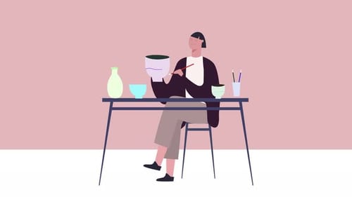 Künstler, Arbeit, Design, Kreative Animation
