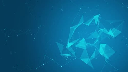 Blue Plexus Technology Background Loop V2