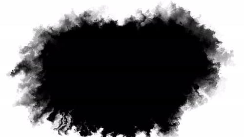 Fluid Ink Spread Reveal Transition with Alpha Channel