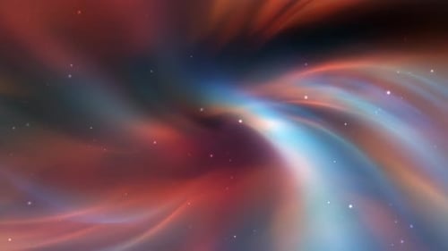 Swirling Abstract Nebula Starfield Motion Background