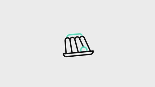 Minimalist Animated Food and Drink Icons Pack