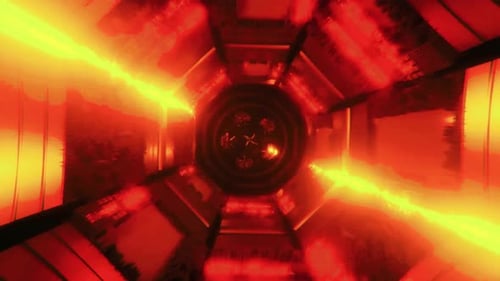 Animation rotative de la vitesse de l'hyperespace