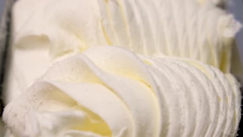 Creamy Vanilla Ice Cream Sweet Ice Cream Concept