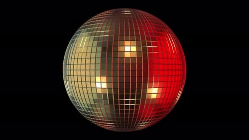 Gold Mirrorball