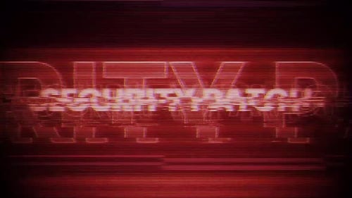 Glitch Text Reveal with Retro Scanlines