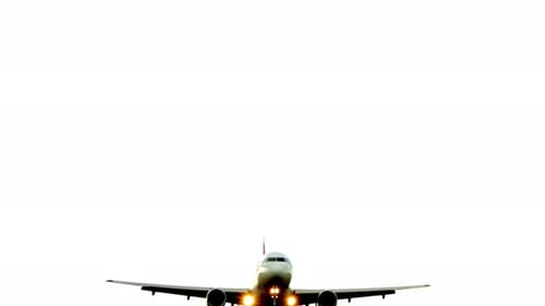 Aviation Industry Air Travel Business Scene of Airplanes Landing at Airport