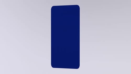 Phone 3d object rotating loop