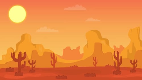 Animation zur Wüstensonne