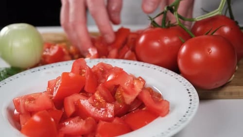 Cut Tomato Slices