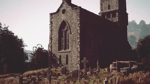The Old Christian Church is Built of Basalt