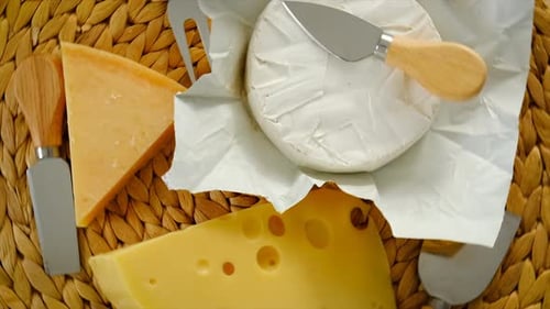 Different Cheese on the Table