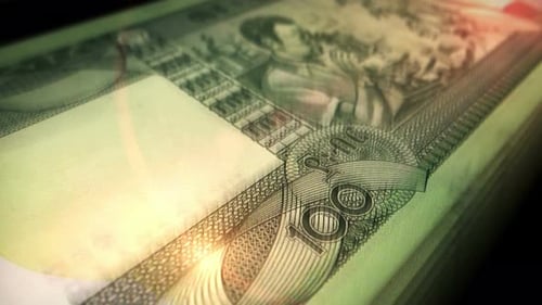 Ethiopia Birr money counting seamless loop