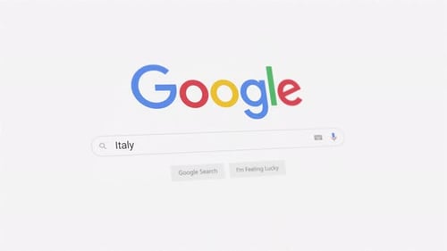 Italy Google search