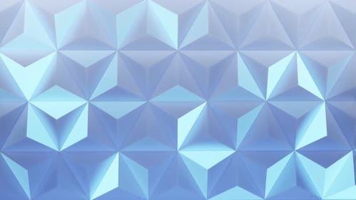 Abstract Geometric Blue Triangle Pattern Background