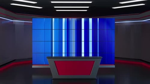 3D Virtual TV Studio News
