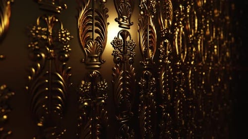 Luxury Decorative Floral Frame Ornamental 04 4K