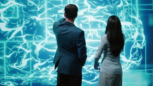 Teamworking Colleagues Implementing Artificial Intelligence