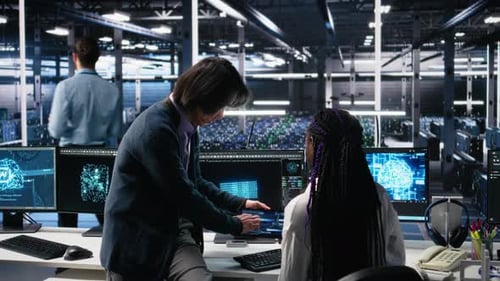 Multiethnic Team in Diverse Data Center Coding with Generative AI Assistance