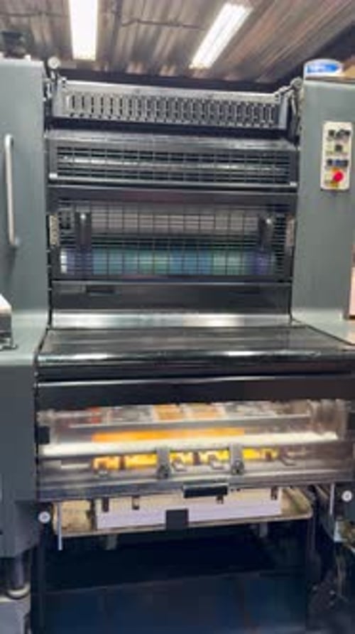 Printing Press Machine Printing Color Pages