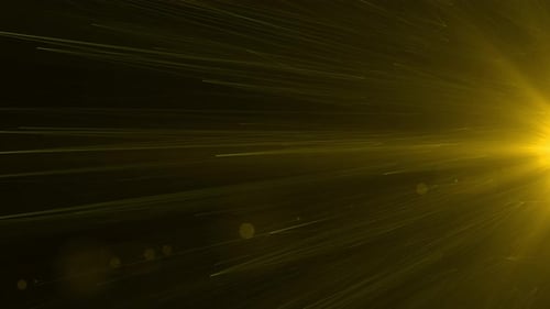 Motion Light Lines Dark Background Abstract Flowing | 4k