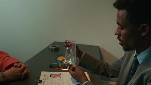 Interrogation with Evidence in Police Station