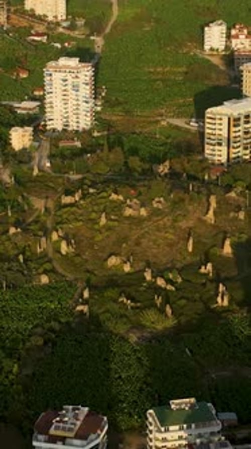Vertical Video Alanya Unveiled Drone Tour of Elite Immobility and New House Construction in the